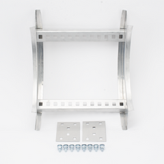 Curva Vertical Interior de Aluminio de 90° Perfil Z / Peralte 3 1/4" / Ancho 12" / Radio 8" / Incluye Tornillería (CHVI90EZ314R8X12AK)