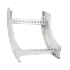 Curva Vertical Interior de Aluminio de 90° Perfil Z / Peralte 3 1/4" / Ancho 12" / Radio 8" / Incluye Tornillería (CHVI90EZ314R8X12AK)