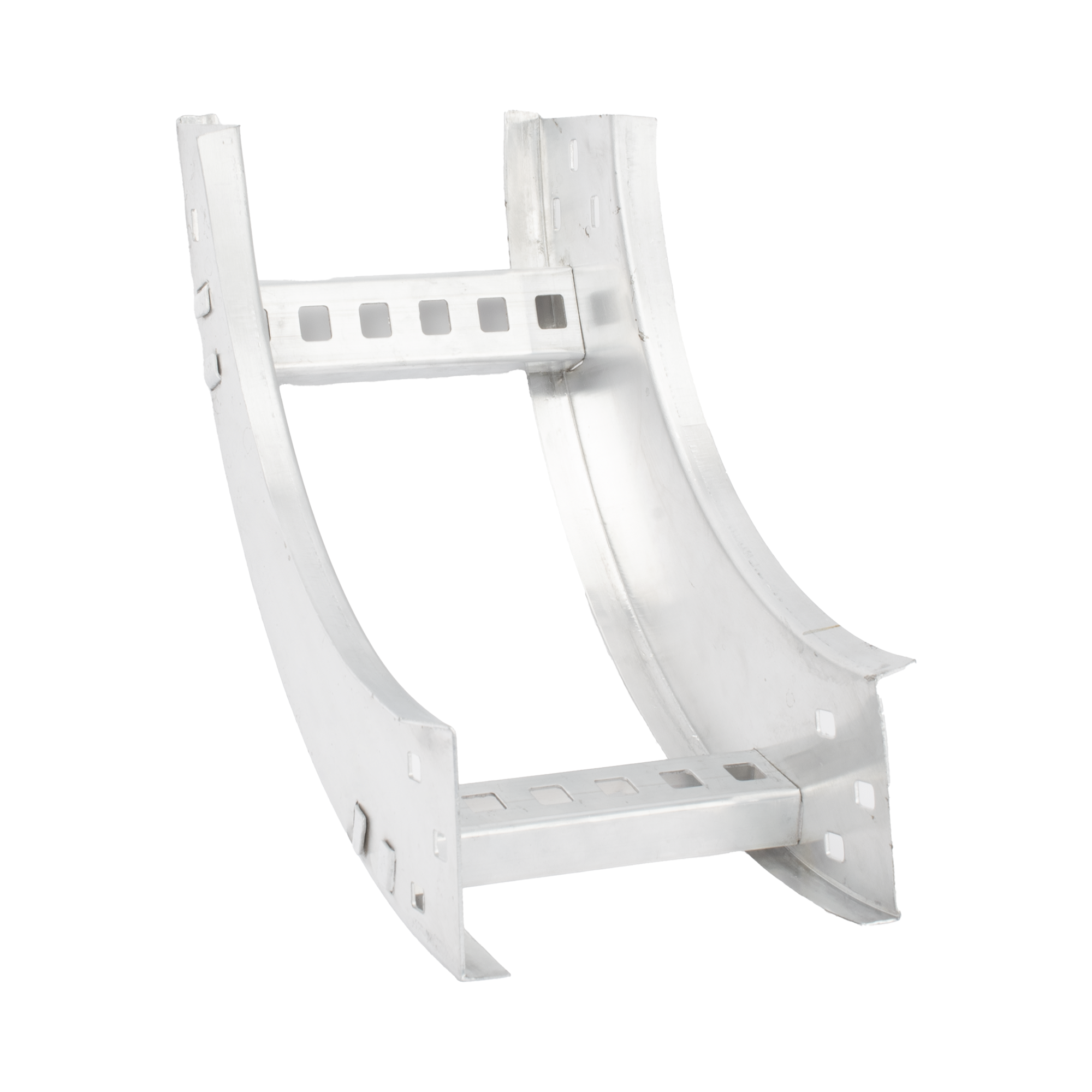 Curva Vertical Interior de Aluminio de 90° Perfil Z / Peralte 3 1/4" / Ancho 6" / Radio 8" / Incluye Tornillería