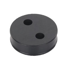 Inserto de Caucho de 4" Con Dos Orificios para Cable de 1/2 in