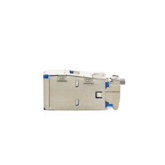 Conector Jack RJ45 Blindado, Estilo TG, Mini-Com, Categoría 6A, de 8 Posiciones y 8 Cables, Color Azul