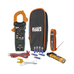Kit de Prueba Eléctrica HVAC para Aire Acondicionado, Calefacción, Minisplits, etc. Medición de Voltaje CA/CC, Resistencia, Frecuencia, Capacitancia, Diodos, Temperatura, Ciclo, Micro Amperios CC.