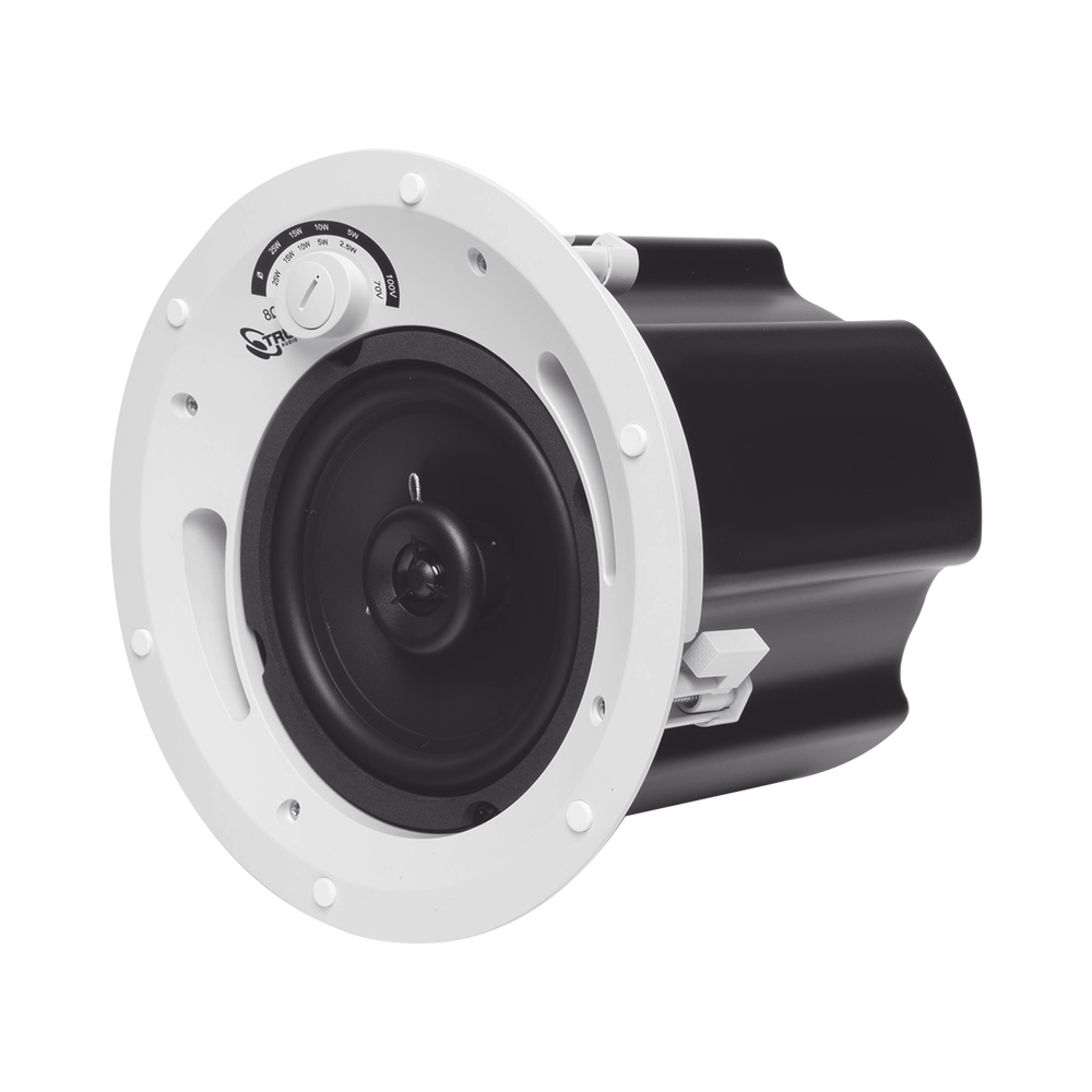 Altavoz comercial de 2 vías | 70V /100V | 8 Ohms | montaje en techo | woofer de 6.5 in | 60 Watts |