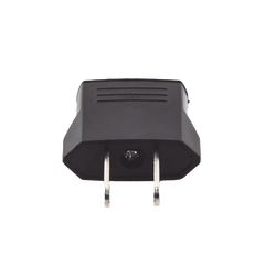 Adaptador de enchufe europea a americano, Calidad PREMIUM @ 6 A ; 110 - 250 Vca