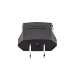 Adaptador de enchufe europea a americano, Calidad PREMIUM @ 6 A ; 110 - 250 Vca