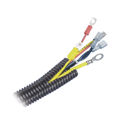 Tubo Corrugado Abierto para Protección de Cables, 1in (25.4 mm) de Diámetro, 30.5 m de Largo, Color Negro