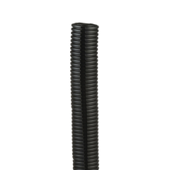 Tubo Corrugado Abierto para Protección de Cables, 1in (25.4 mm) de Diámetro, 30.5 m de Largo, Color Negro