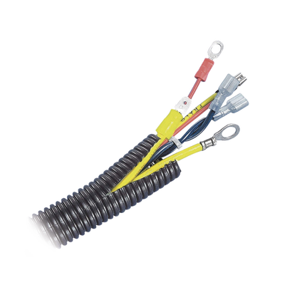 Tubo Corrugado Abierto para Protección de Cables, .25in (6.4 mm) de Diámetro, 30.5 m de Largo, Color Negro