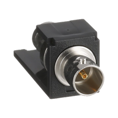 Módulo Acoplador Coaxial Tipo BNC, Mini-Com, de 75 Ohms, Color Negro