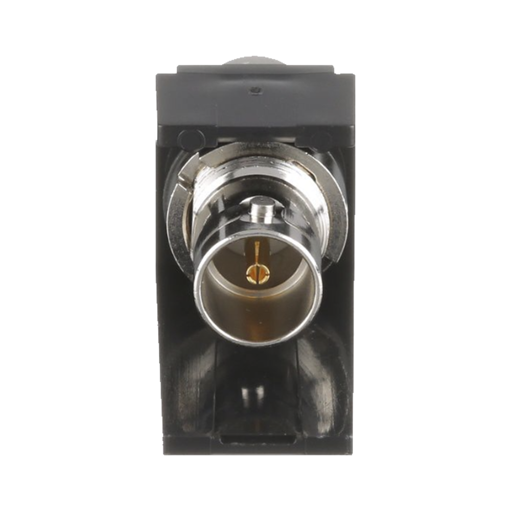 Módulo Acoplador Coaxial Tipo BNC, Mini-Com, de 75 Ohms, Color Negro