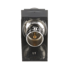 Módulo Acoplador Coaxial Tipo BNC, Mini-Com, de 75 Ohms, Color Negro