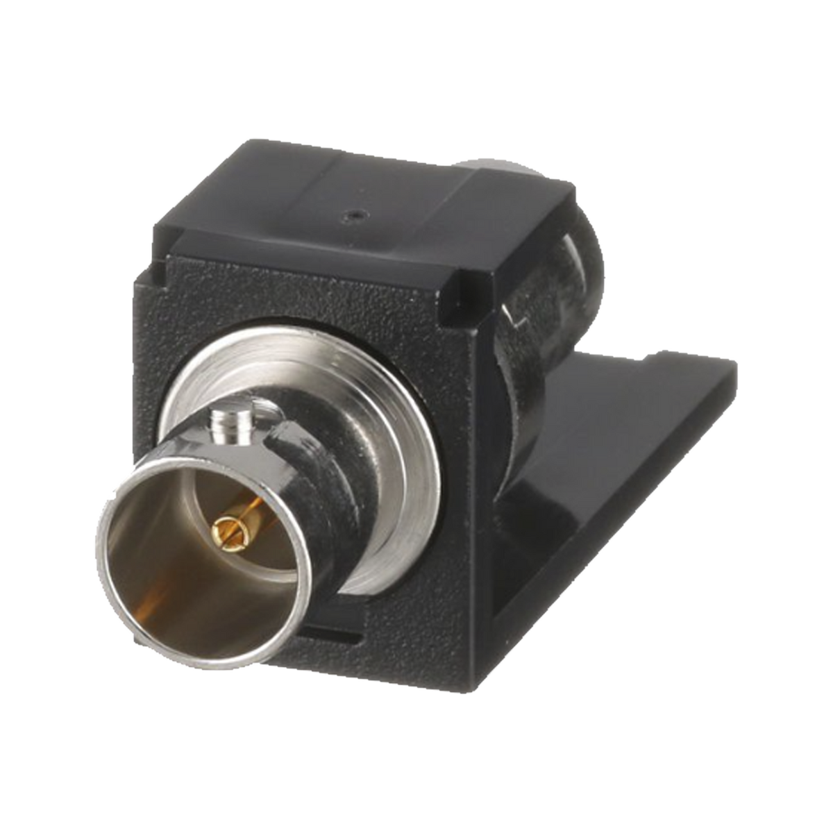 Módulo Acoplador Coaxial Tipo BNC, Mini-Com, de 75 Ohms, Color Negro