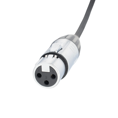 Cable de Audio | XLR 3 Polos Hembra a Plug 1/4 in mono | Conector Seetronic Serie M SCMF3 - MP2X | Longitud 3m