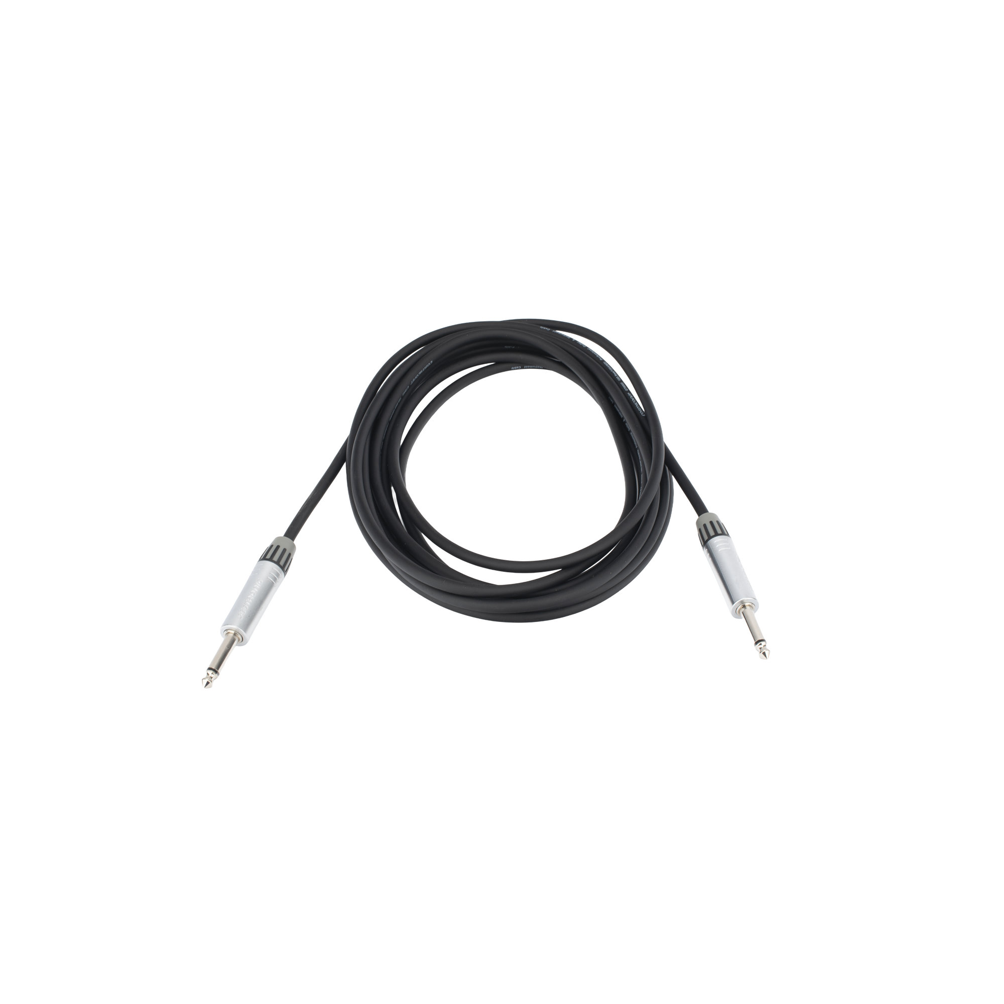 Cable de Audio | Plug 1/4 in a Plug 1/4 in Stereo | Carcasa Cromada | Conectores Seetronic | Longitud 5m