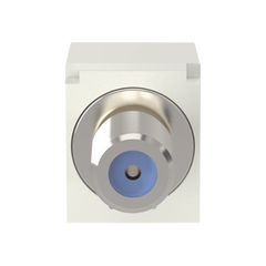 Módulo Acoplador Coaxial Tipo F, Mini-Com, de 75 Ohms, 3.0 GHz, Color Blanco