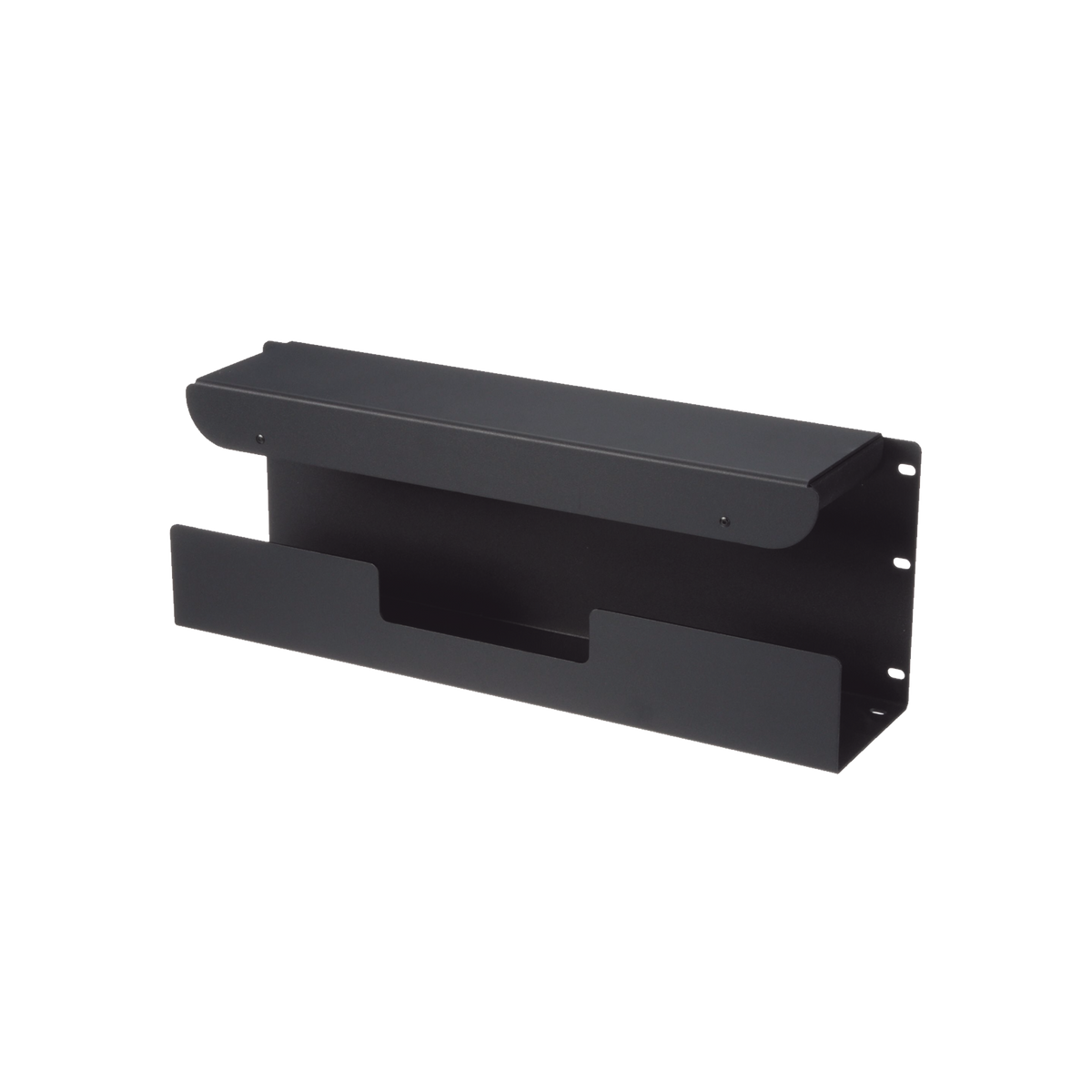 Accesorio Pasacables Para Rack Estándar de 19 in, 4 UR, Capacidad de 260 Cables Cat6, 4.5 in de Profundidad, Color Negro
