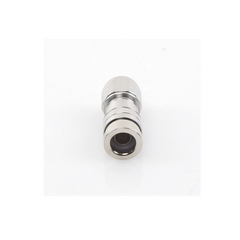Conector N Macho de Compresion, en linea para LMR-400, CNT-400, RG-8/U, RF-400, Plata/Oro/Teflón.