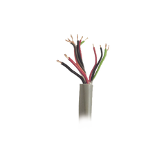 Bobina de Cable de 152 Metros / Color Gris / Sistemas de Alarmas de Intrusión y Control de Acceso / 5 Pares Calibre 22 / 1 Par Calibre 18 / Intemperie