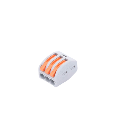 Conector Compacto para 1 Cable de Entrada 2 Cables de Salida / Cables Compatibles 12AWG-28AWG