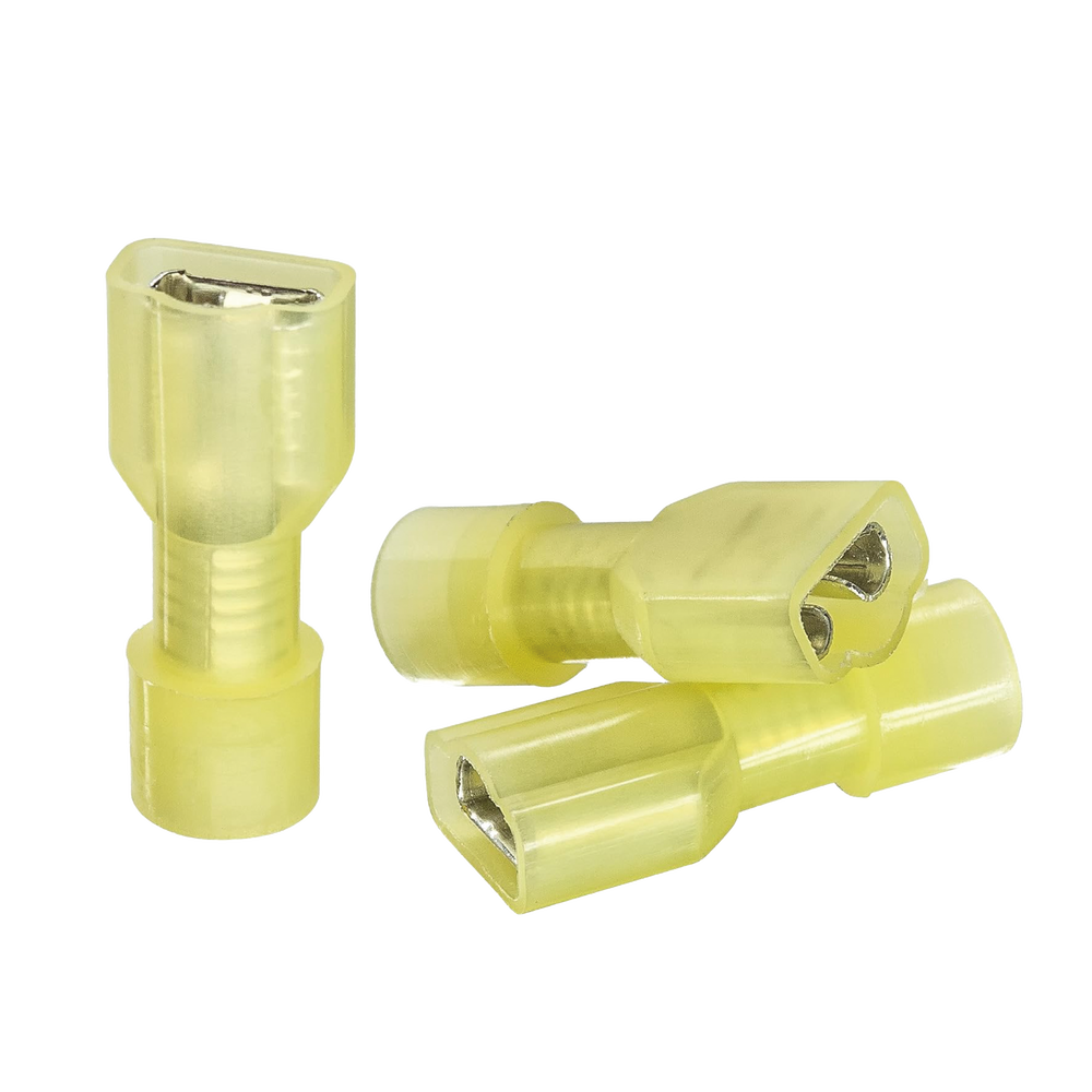 Terminal hembra aislada completa / para cables 12-10 AWG / Para baterías con terminal F1 / Paquete de 25 piezas