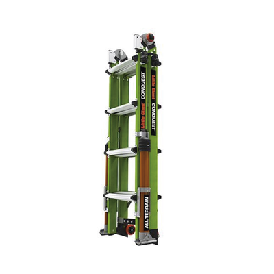 Escalera Multi-Posiciones de 6.7 m (22') para Suelos Inclinados o con Desniveles.