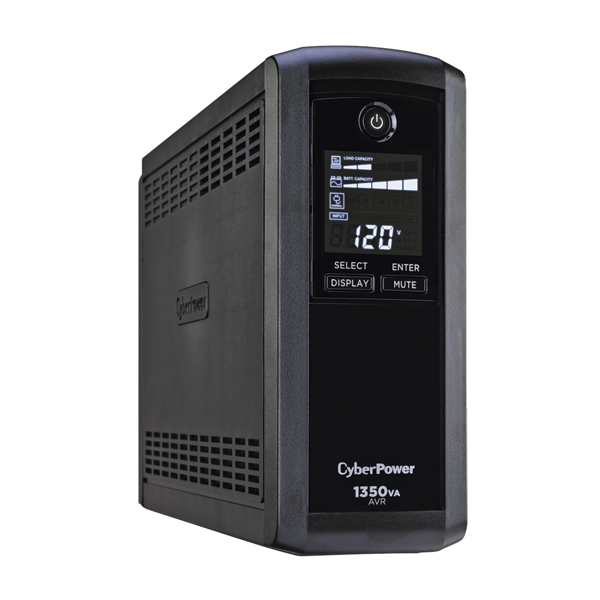 UPS de 1350 VA/815 W, Topología Línea Interactiva, Entrada 120 Vca NEMA 5-15P, Tipo Mini Torre, Con 10 Tomas NEMA 5-15R