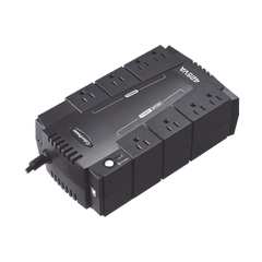 UPS de 425 VA/255 W, Topología Standby, Entrada 120 Vca NEMA 5-15P, Tipo Gabinete Compacto, Con 8 Tomas NEMA 5-15R