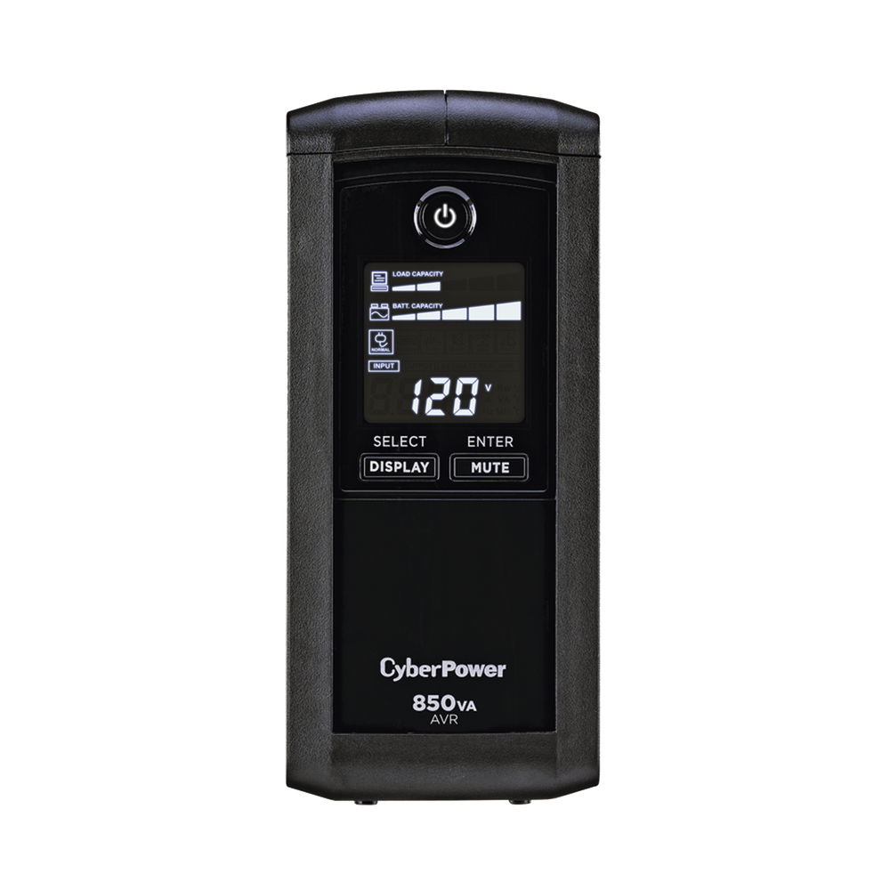 UPS de 850 VA/510 W, Topología Línea Interactiva, Entrada 120 Vca NEMA 5-15P, Tipo Mini Torre, Con 9 Tomas NEMA 5-15R