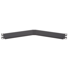 Tapa Ciega Para Rack Estándar de 19in, Angulado, de Acero, 1UR, Color Negro