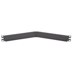 Tapa Ciega Para Rack Estándar de 19in, Angulado, de Acero, 1UR, Color Negro