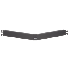 Tapa Ciega Para Rack Estándar de 19in, Angulado, de Acero, 1UR, Color Negro