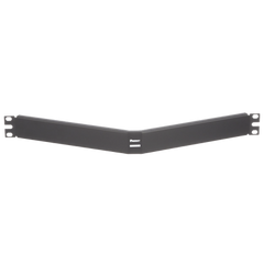 Tapa Ciega Para Rack Estándar de 19in, Angulado, de Acero, 1UR, Color Negro