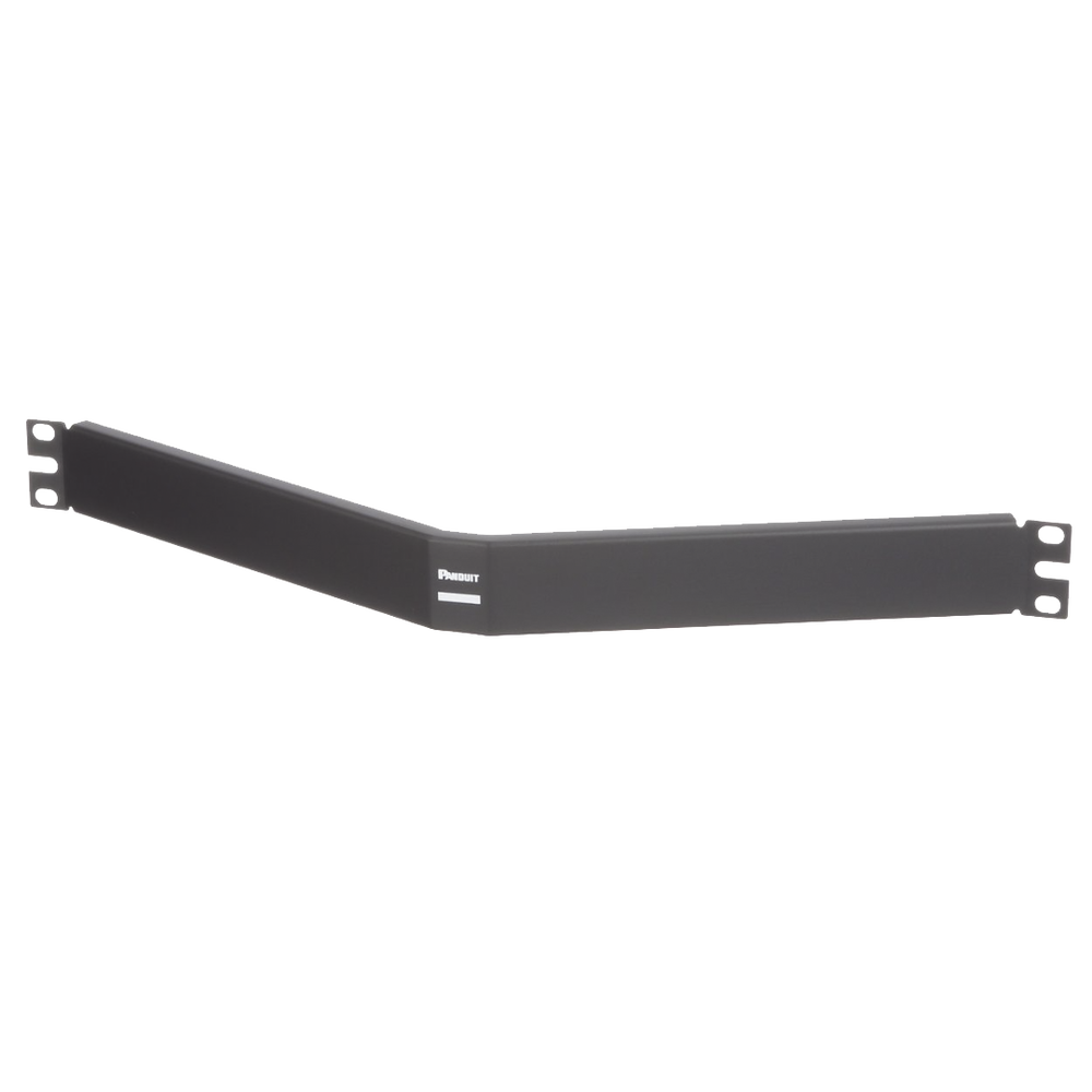 Tapa Ciega Para Rack Estándar de 19in, Angulado, de Acero, 1UR, Color Negro