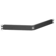 Tapa Ciega Para Rack Estándar de 19in, Angulado, de Acero, 1UR, Color Negro