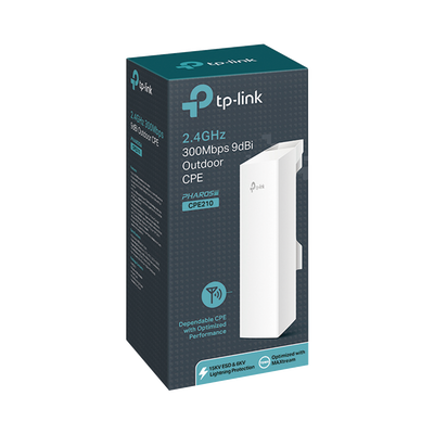 Punto de Acceso WI-Fi  N 300Mbps en 2.4GHz, 2 antenas integradas de 9dBi, MIMO 2X2.
