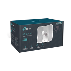 CPE de Exterior de 5 GHz AC 867 Mbps, Antena direccional de 23 dBi, potencia de 29 dBm, PoE pasivo