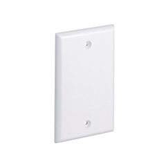 Placa de Pared Ciega Universal, Material ABS, Color Blanco Mate