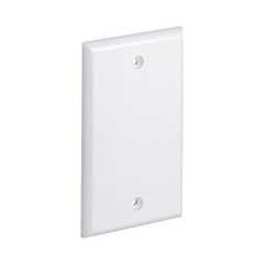 Placa de Pared Ciega Universal, Material ABS, Color Blanco
