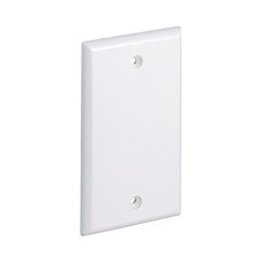 Placa de Pared Ciega Universal, Material ABS, Color Blanco