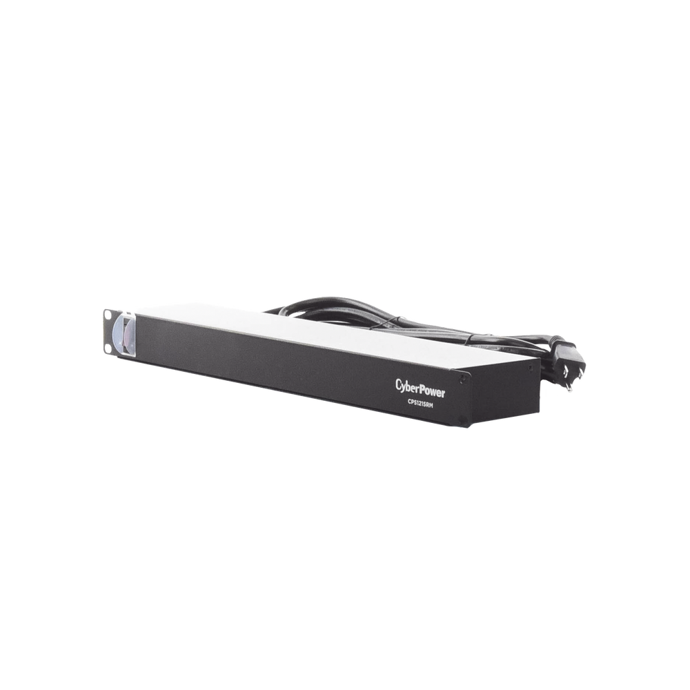PDU Básico Para Distribución de Energía, Con 10 Tomas NEMA 5-15R Traseras, 1UR, 15 Amp, 120 Vca