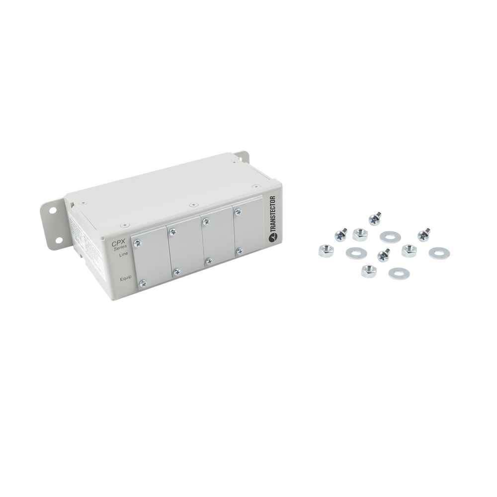 Chassis Montaje en Pared / 4 Módulos Protectores Familia CPX / Transtector