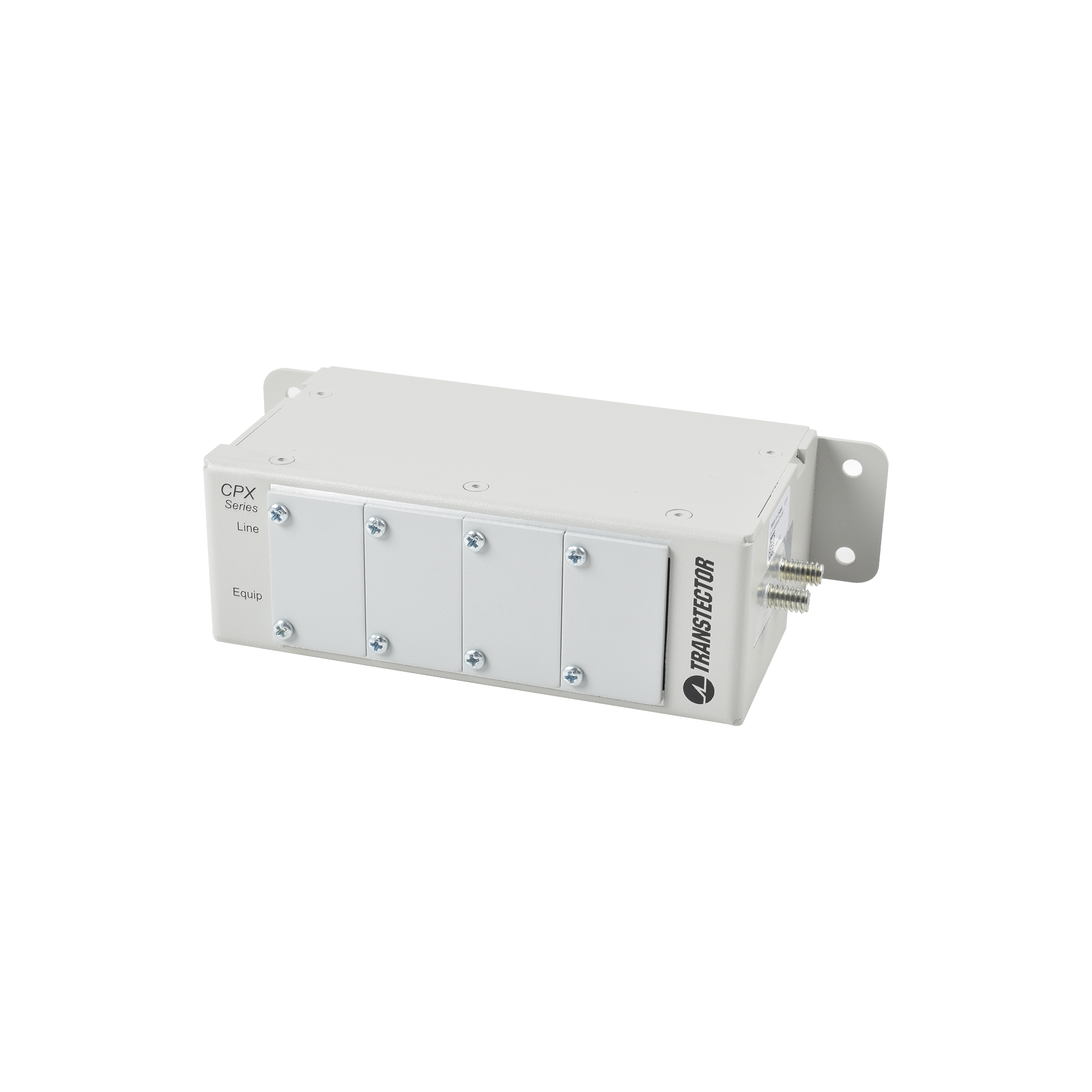 Chassis Montaje en Pared / 4 Módulos Protectores Familia CPX / Transtector