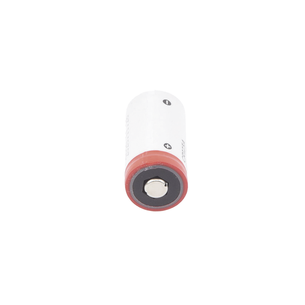Batería de Litio CR123A / 3V / 1300 mAh / No Recargable / Acero Inoxidable / Operación -40°C a +60°C