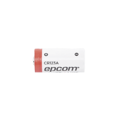 Batería de Litio CR123A / 3V / 1300 mAh / No Recargable / Acero Inoxidable / Operación -40°C a +60°C