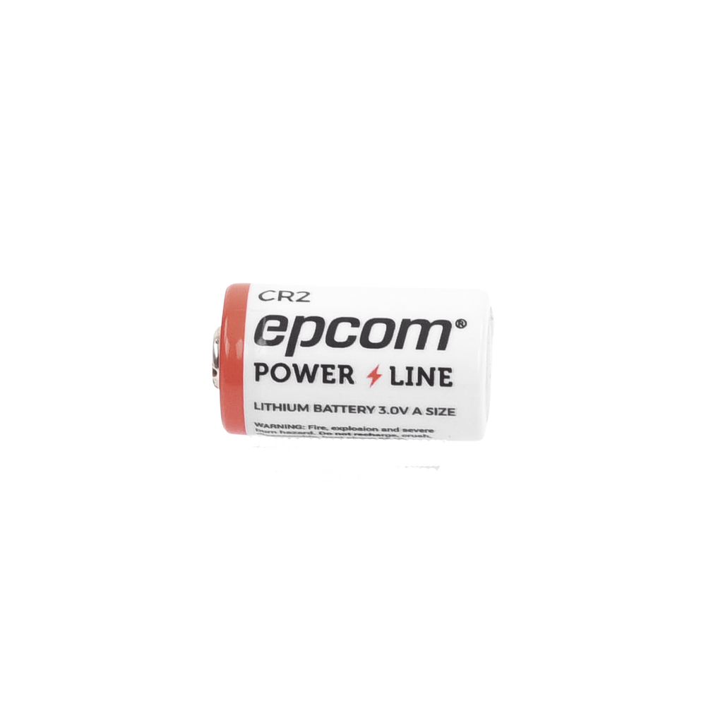 Batería de Litio CR2 / 3V / 850 mAh / No Recargable / Sello Hermético Vidrio-Metal / Operación -40°C a +60°C