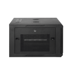 Gabinete Fijo para Montaje en Pared con Puerta Perforada, 6UR (600 x 372 x 600 mm) (An. x Al. x Prof.)