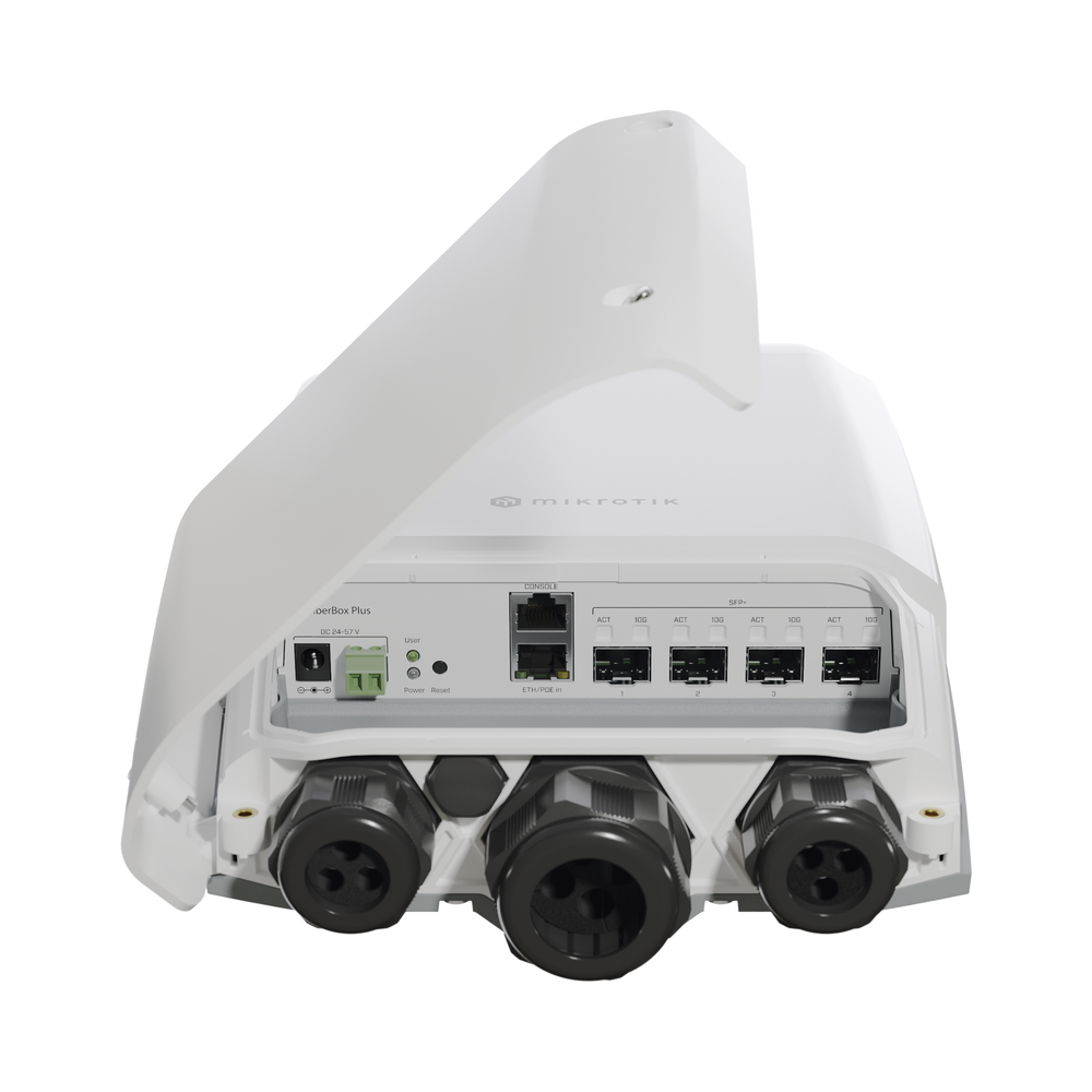 (FiberBox Plus) Switch 4 puertos SFP+ 10 Gbps, Para exterior