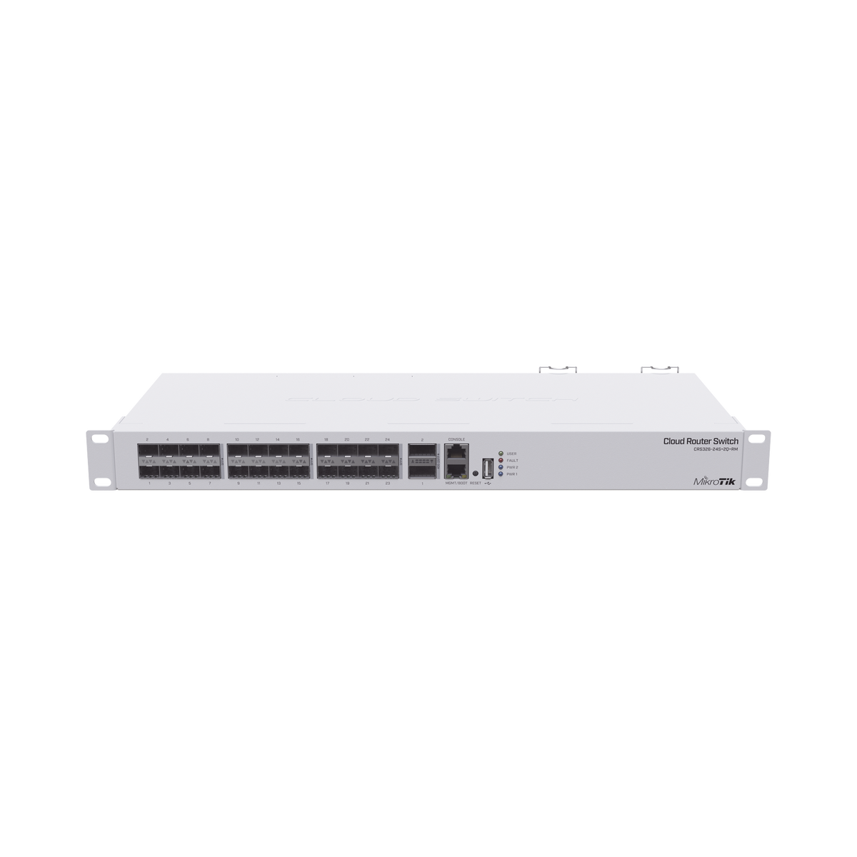 Cloud Router Switch, Sistema Operativo Dual 24 Puertos 10G SFP+, 2 Puertos 40G QSFP+