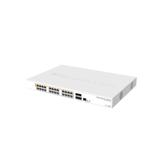 CRS328-24P-4S+RM - 24 port Gigabit Ethernet router/switch with four 10Gbps SFP+
