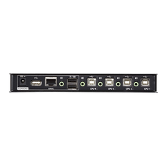 Switch KM USB| 4 Puertos | Boundless Switching | RS232 | Controla 4 Computadoras con 1 Teclado/Mouse